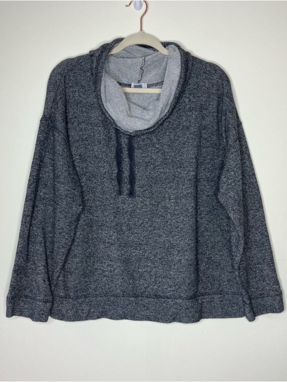 Old Navy gray French terry funnel neck sweatshirt XL